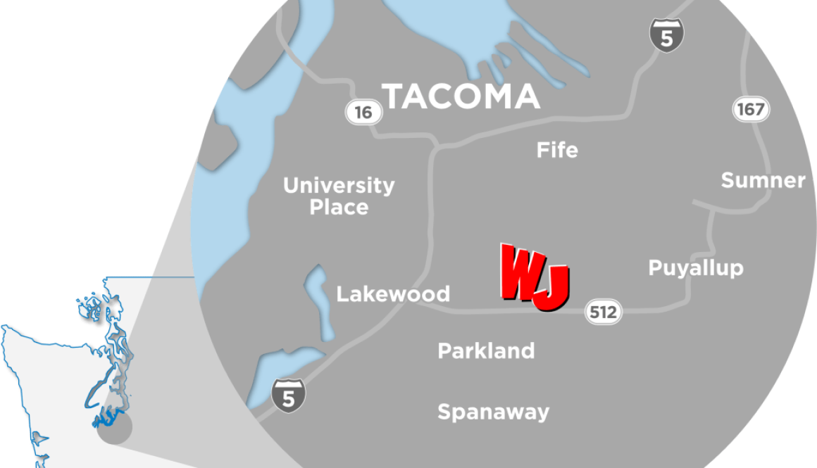 WrapJax Tacoma Map